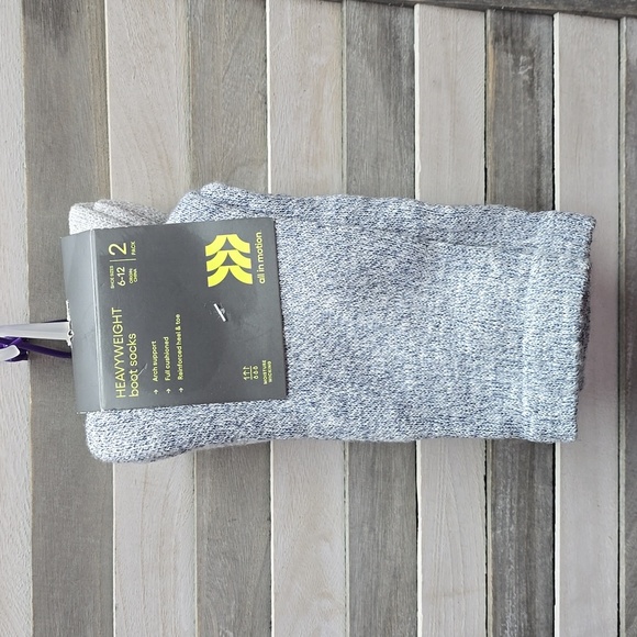 Men's Striped Marl Short Boot Socks | All in Motion | 6-12 - Picture 1 of 6